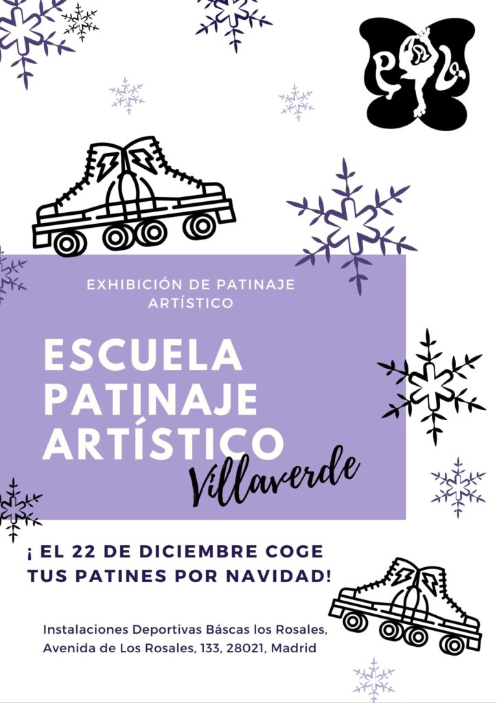 Exhibición de patinaje artístico en Villaverde